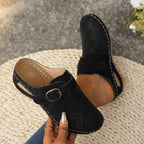 Women's Wedge Heel Sandals with Cushioned Sole for All-Day Comfort
