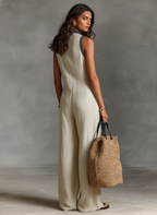Women's Linen Shift Mini Dress for Date Night
