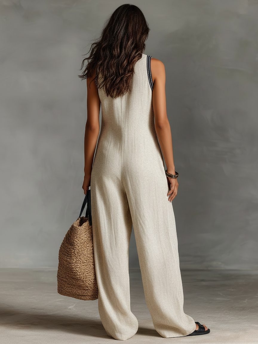 Women's Linen Shift Mini Dress for Date Night