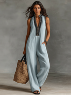 Women's Linen Shift Mini Dress for Date Night