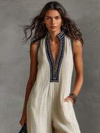 Women's Linen Shift Mini Dress for Date Night