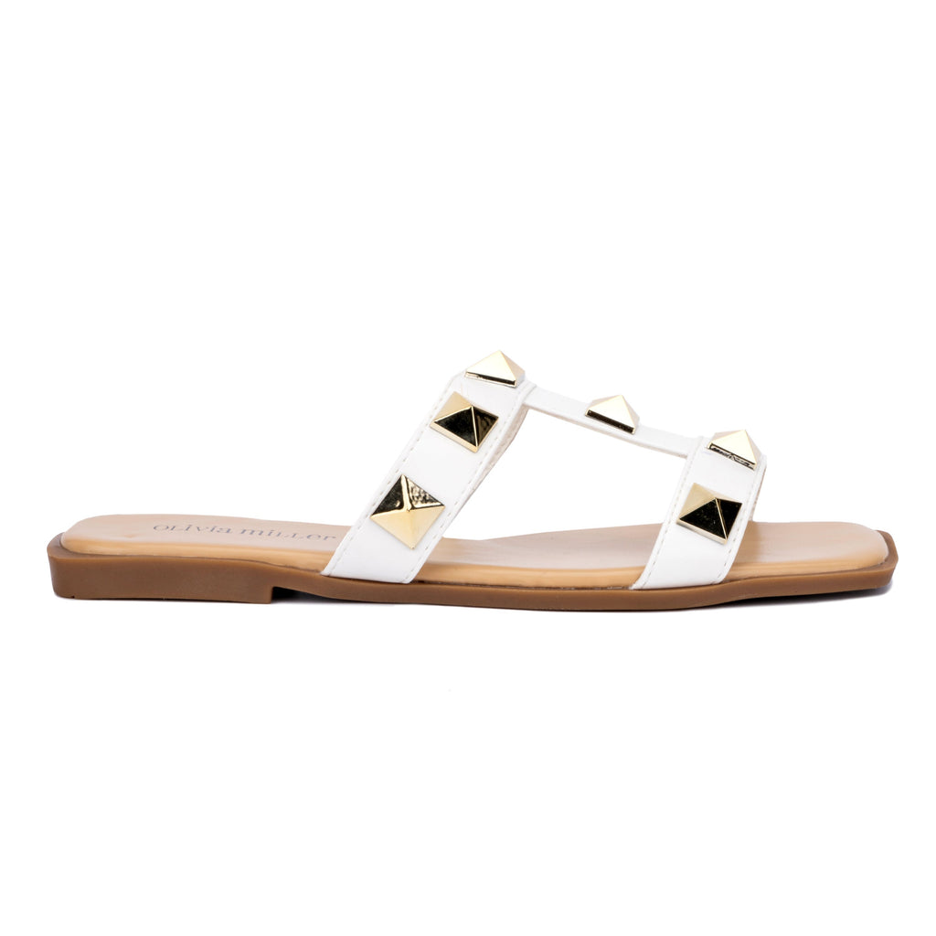 Women's Slip-On Flat Sandals with Cushioned Sole for All-Day Comfort