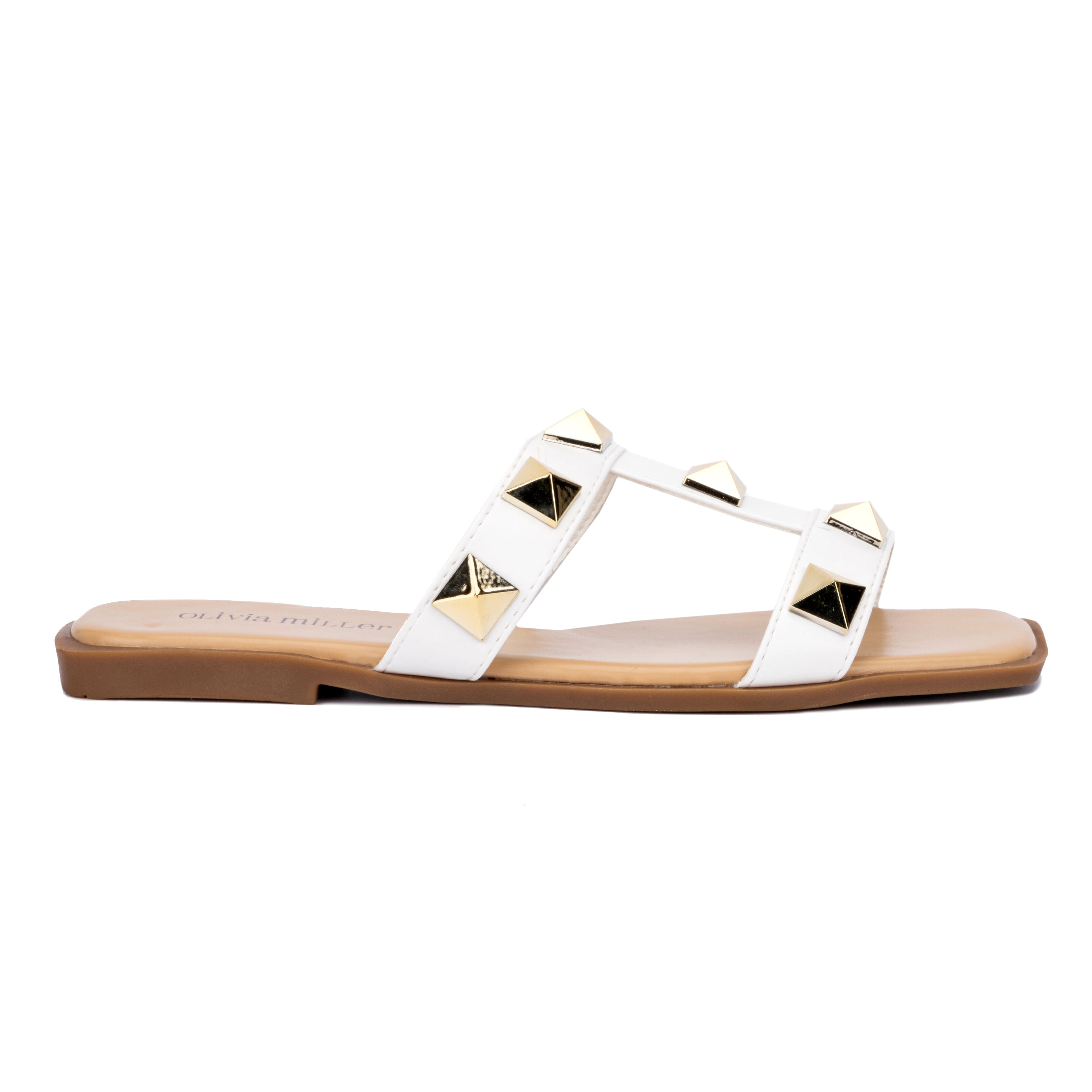 Women's Slip-On Flat Sandals with Cushioned Sole for All-Day Comfort