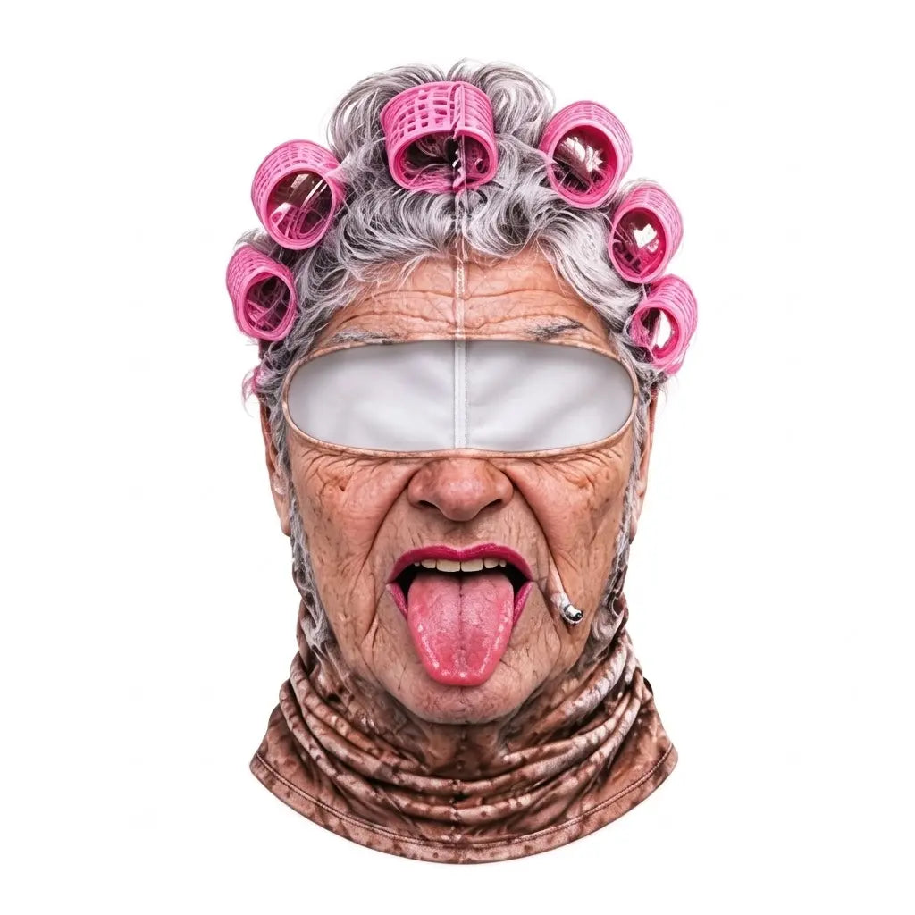 🎿 Realistic Face Balaclava – Funny Ski & Snowboard Mask for Cold Weather Adventures