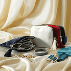 Portable Travel Jewelry Zippered Pocket Case
