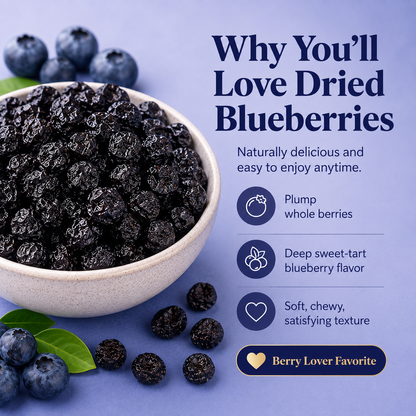 🫐🫐Snack Smarter. Feel Lighter.  💯💯A Naturally Sweet Blueberry Snack for Your Weight-Management Routine-100g*1Bag