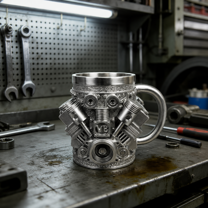 Engine Legend Mug – V8 Engine Style Coffee Mug