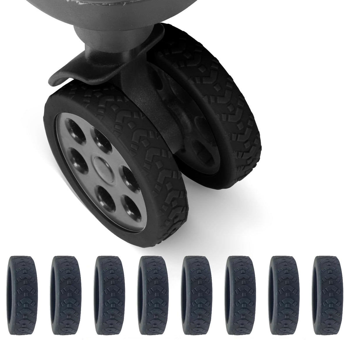 Luggage Suitcase Wheels Protection Covers`