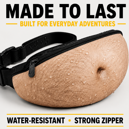 The Best Gift Ever :) Beer Belly Fanny Pack – Funny Dad Bod Waist Bag