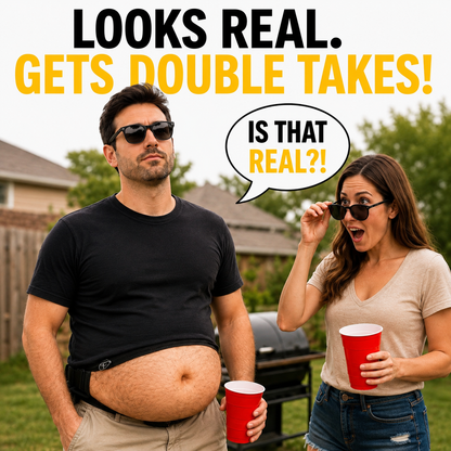 The Best Gift Ever :) Beer Belly Fanny Pack – Funny Dad Bod Waist Bag