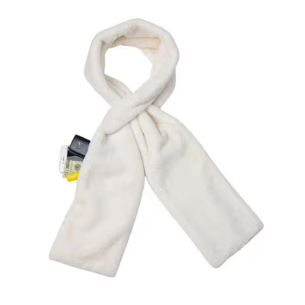 Cozy Scarf with Hidden Pocket – Warm, Soft & Secure Zipper🧣