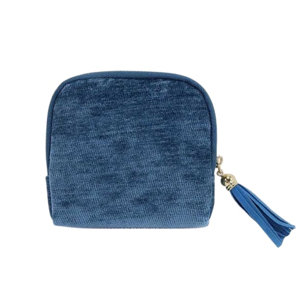 Portable Travel Jewelry Zippered Pocket Case