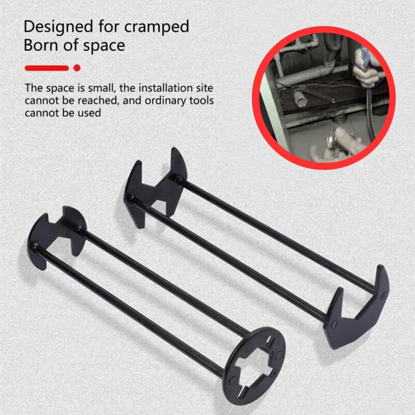 Piulelife™ BasinWrench 1+1 FREE: Multifunctional And Easy-to-Use Basin Wrench
