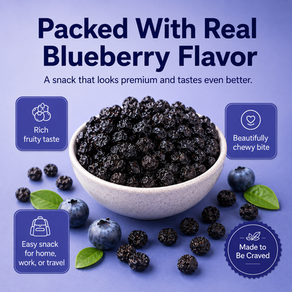 🫐🫐Snack Smarter. Feel Lighter.  💯💯A Naturally Sweet Blueberry Snack for Your Weight-Management Routine-100g*1Bag