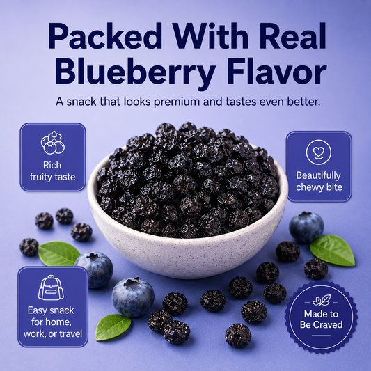 🫐🫐Snack Smarter. Feel Lighter.  💯💯A Naturally Sweet Blueberry Snack for Your Weight-Management Routine-100g*1Bag