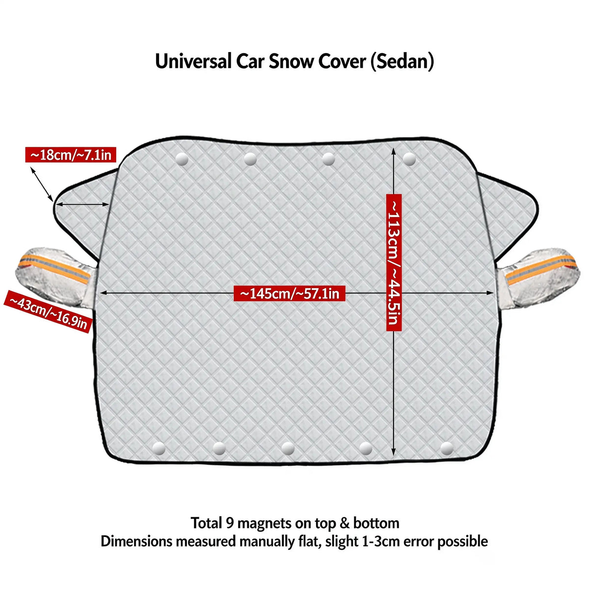 Car Windshield Protector Cover, Waterproof Against Snow Ice Frost Dust Rain ❄️