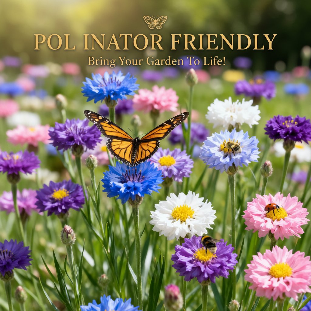 Mixed Cornflower Seeds – Create a Stunning Wildflower Garden