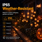 Solar Pumpkin Stake Lights
