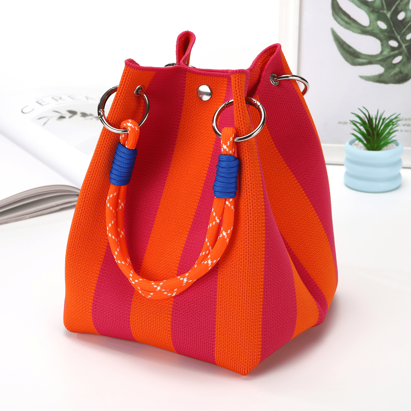 Stylish Bohemian Bucket Bag