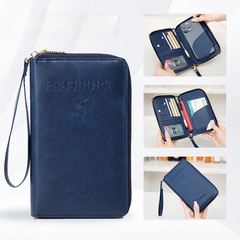 🧳2026 Tourism Must✈️Multifunctional RFID Passport Wallet