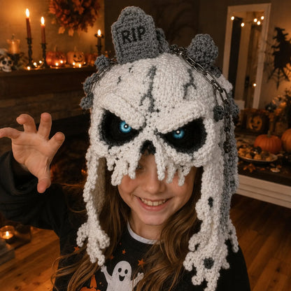 Halloween Monster Hood DIY Crochet Kit