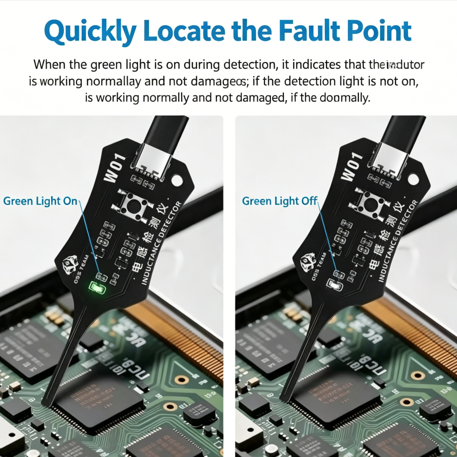Quick-Find Electromagnetic Inductance Tester