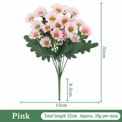 Artificial Outdoor Mums Flowers - UV resistant, Waterproof, Windproof🌼
