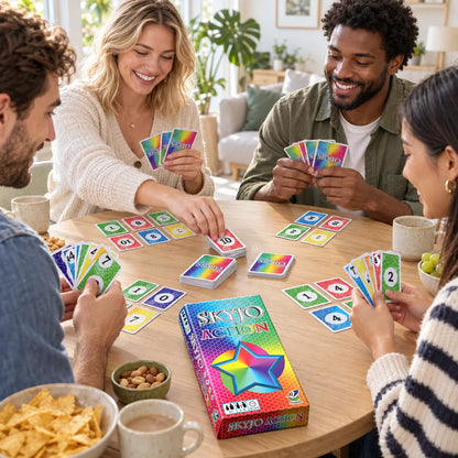 SKYJO Card Game, Fun Family Board Game for 2-8 Players, Classic or Action Edition