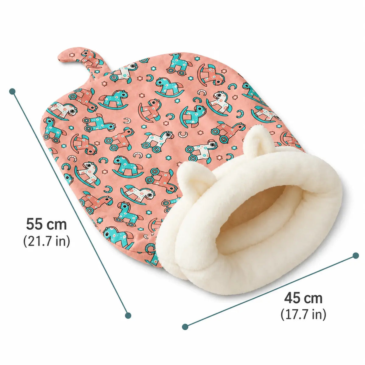 🐾 Semi Enclosed Warm Sleeping Bag Bed Soft Deep Sleep Pet Cave Nest and Quilt for Cats and Small Dogs