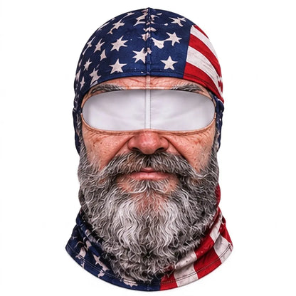 🎿 Realistic Face Balaclava – Funny Ski & Snowboard Mask for Cold Weather Adventures