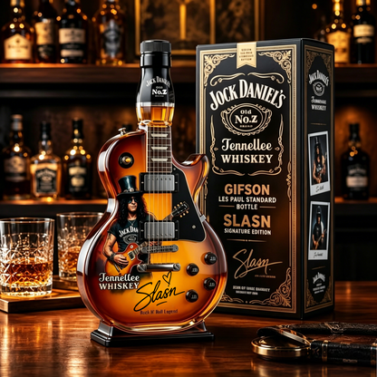 Guitar Figurine Spirit Bottle