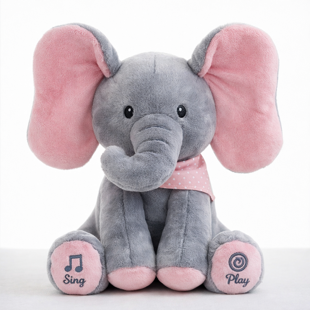Tootie – Animated Singing Elephant Plush with Flapping Ears
