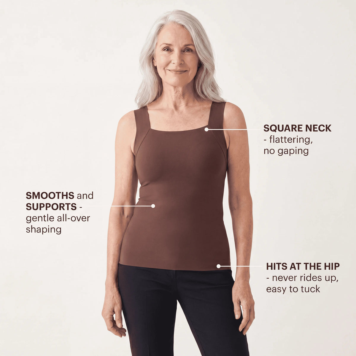 Sculpt Tank with Built-In Bra SUMMET