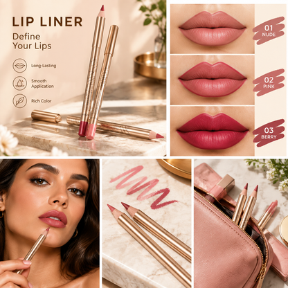 12 Pcs Matte Lip Liner Set , Blendable Lip Pencil 💋