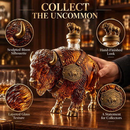 Bison Whiskey Decanter