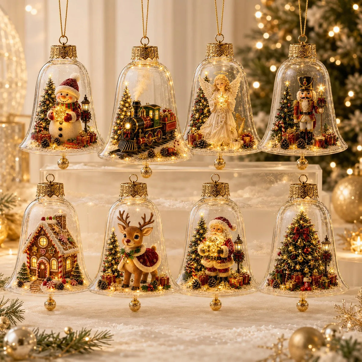 Light-Up Christmas Diorama Ornament