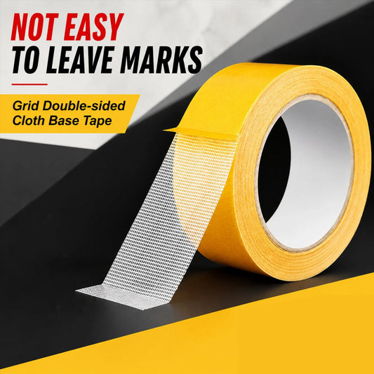 Heavy-Duty Removable Double-Sided Tape, 4 cm × 20 m, Multi-Surface Mounting