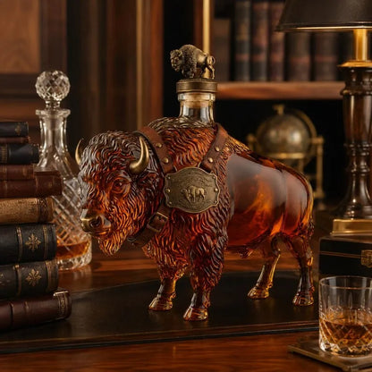 Bison Whiskey Decanter