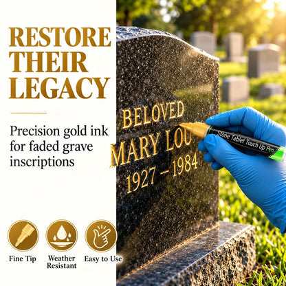 Tombstone Marker Pen for Faded Grave Inscriptions