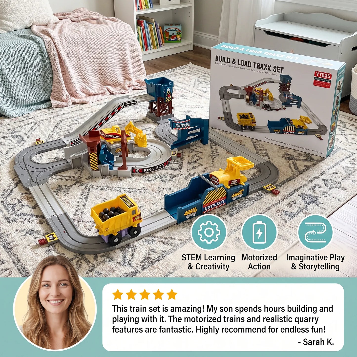 Interactive Electric Quarry Playset