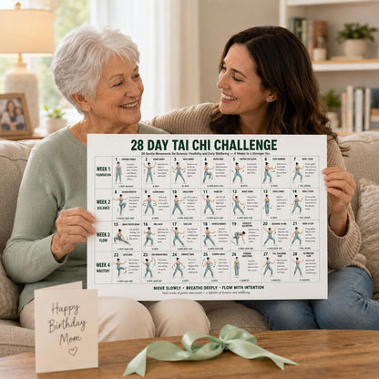 28-Day Tai Chi at Home Chart(16 x 24 inches)