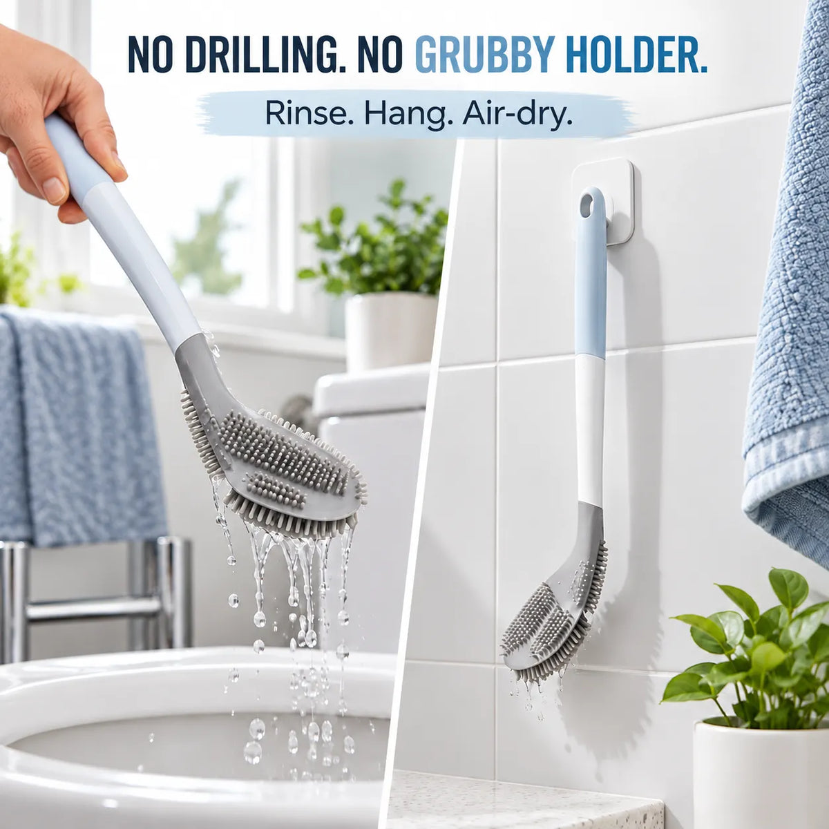 Golf brush head toilet brush.