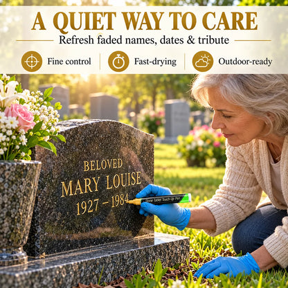 Tombstone Marker Pen for Faded Grave Inscriptions