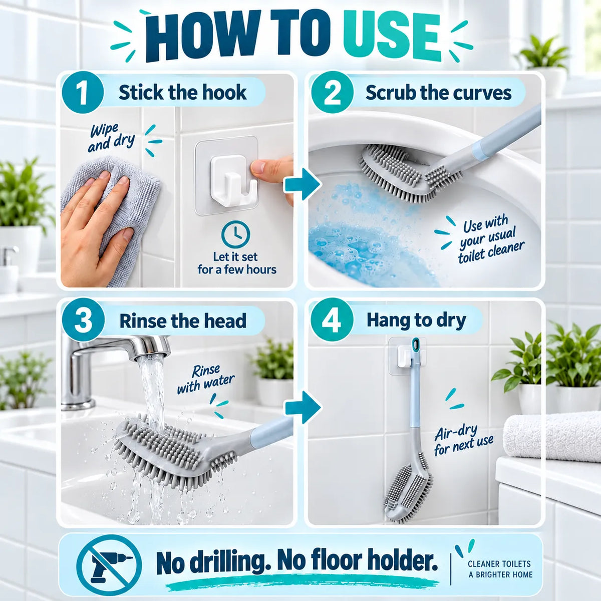 Golf brush head toilet brush.