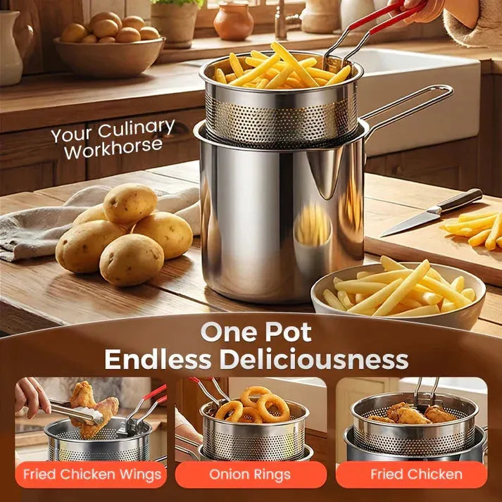 304 Stainless Steel Multifunction Fryer