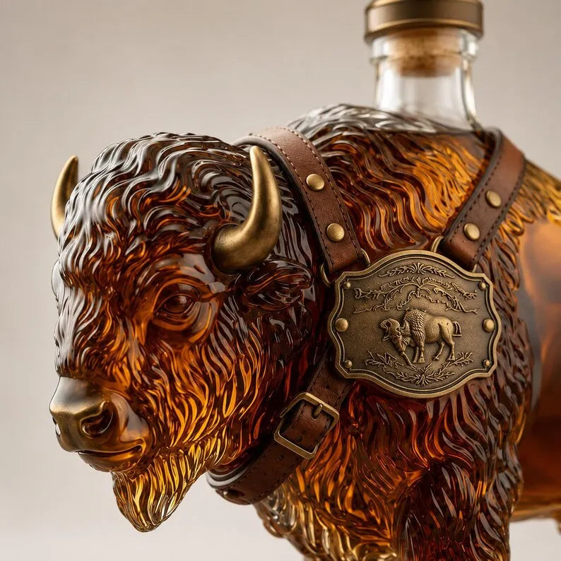 Bison Whiskey Decanter