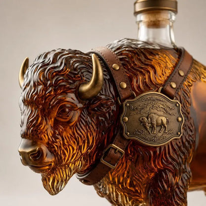 Bison Whiskey Decanter