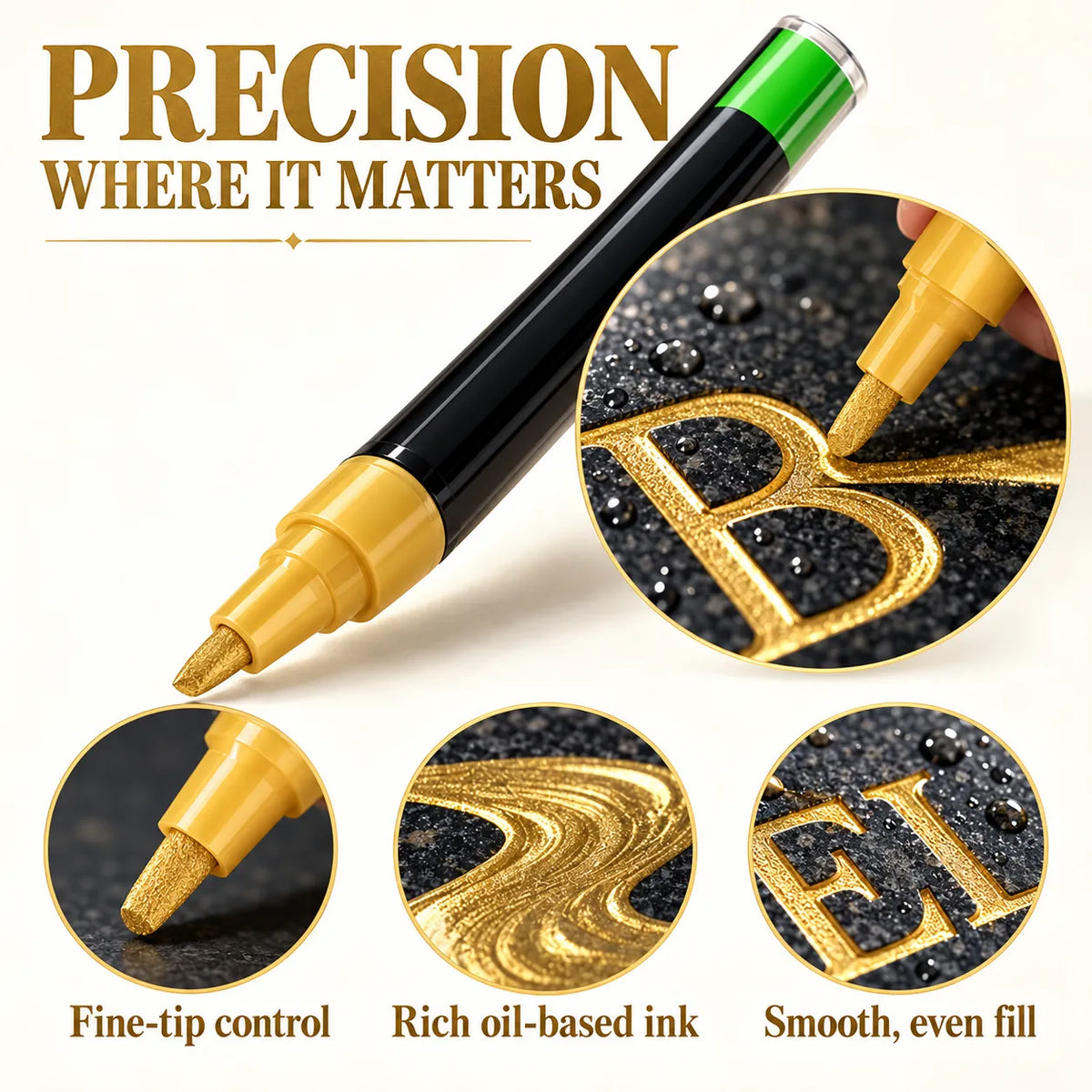 Tombstone Marker Pen for Faded Grave Inscriptions