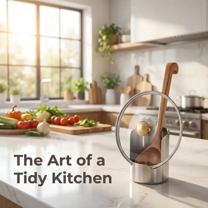 Piulelife™ Stainless Steel Utensil Organizer
