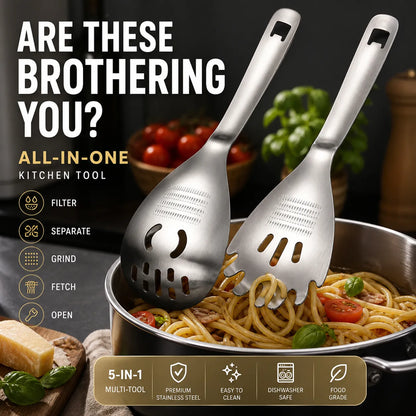 5-in-1 Stainless Steel Kitchen Spoon